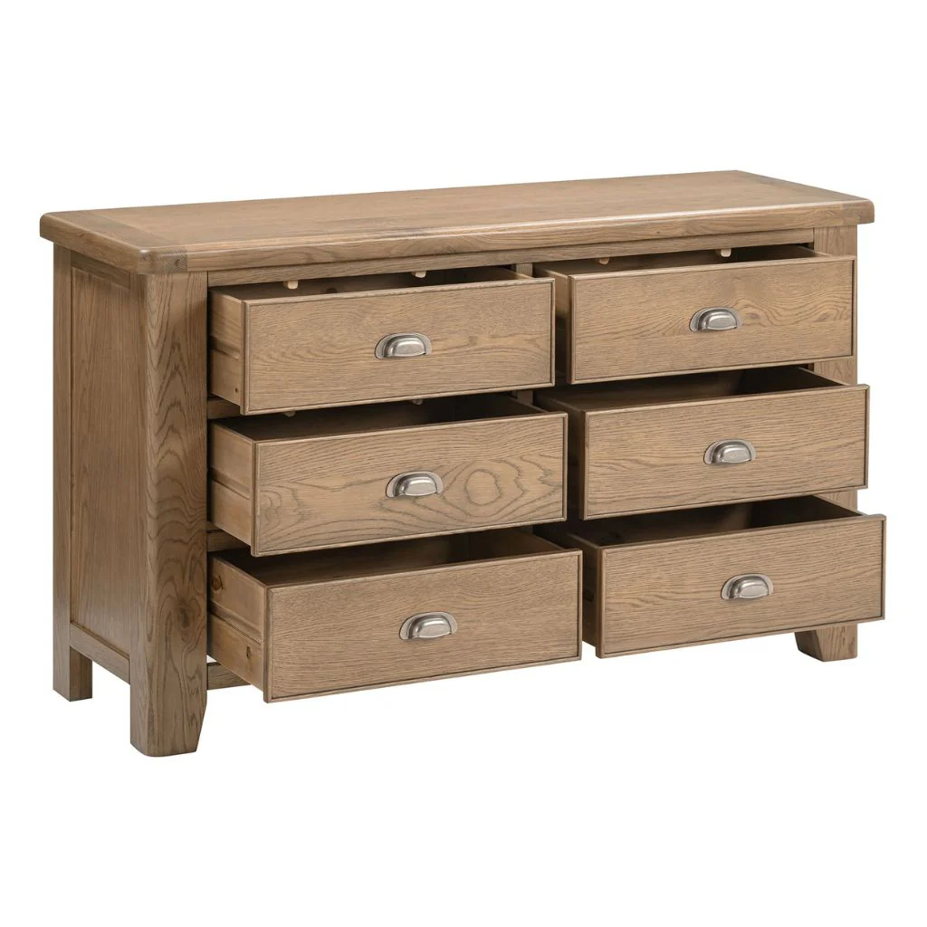 Chatsworth Oak 6 Drawer Chest by Balmoral - Image 2