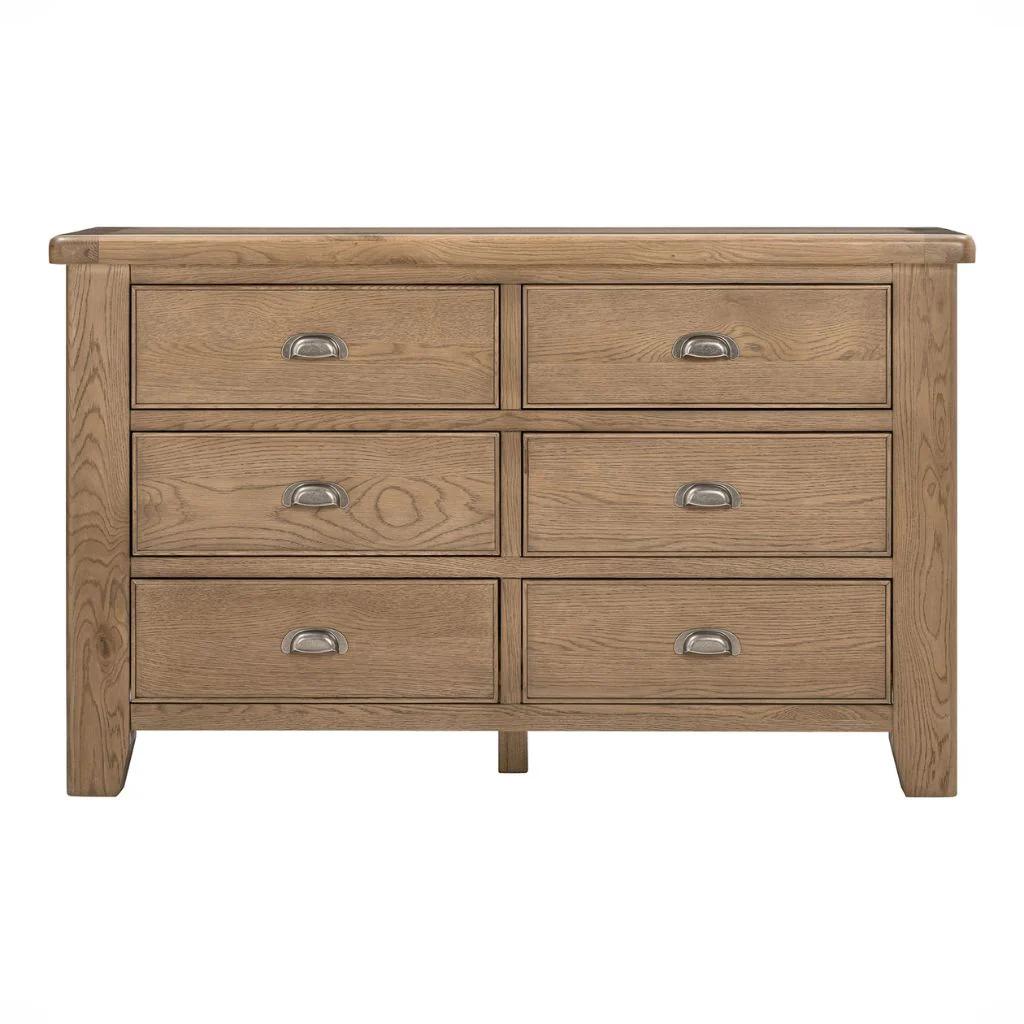 Chatsworth Oak 6 Drawer Chest by Balmoral - Image 3