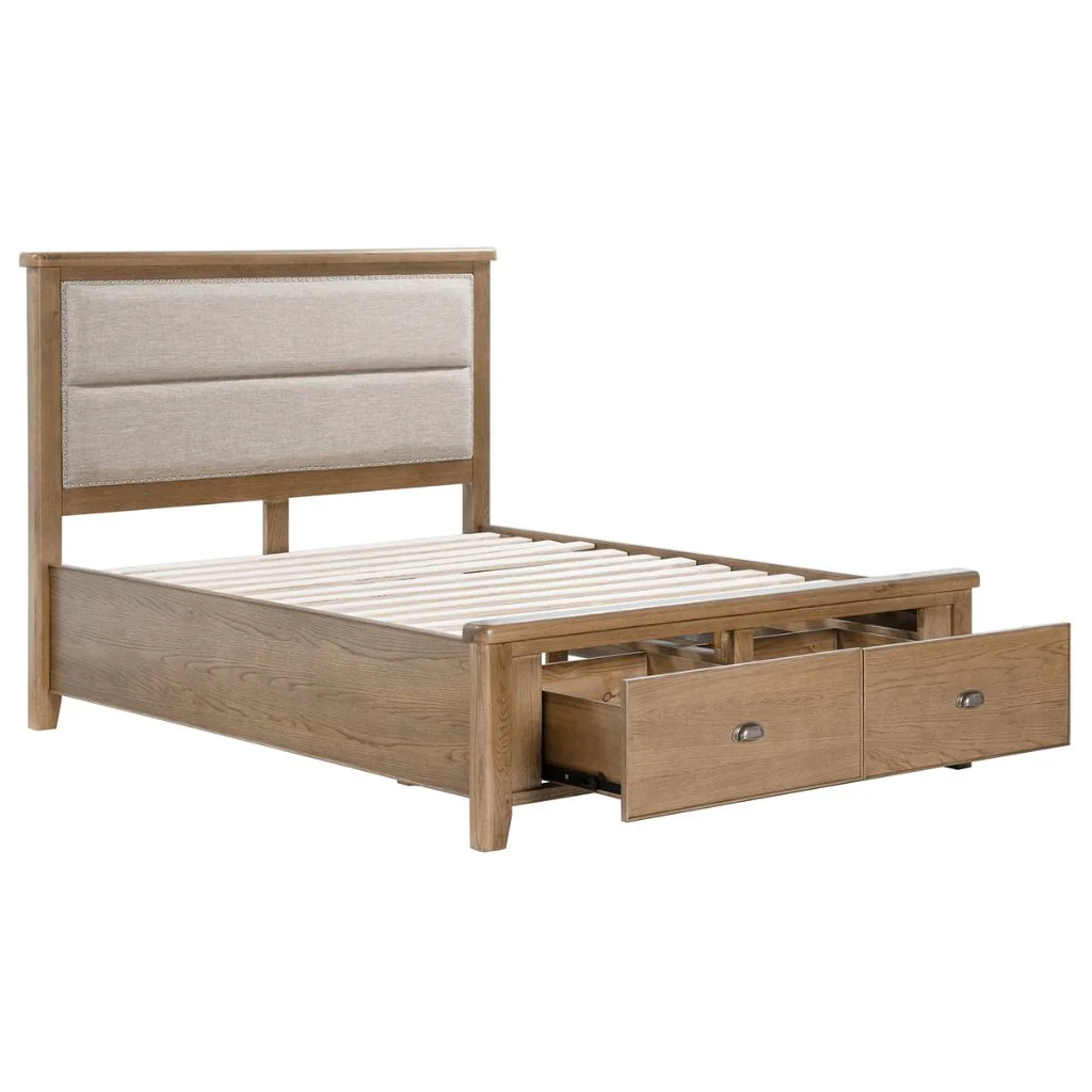 Chatsworth Oak Storage Bedframe by Balmoral - Image 2