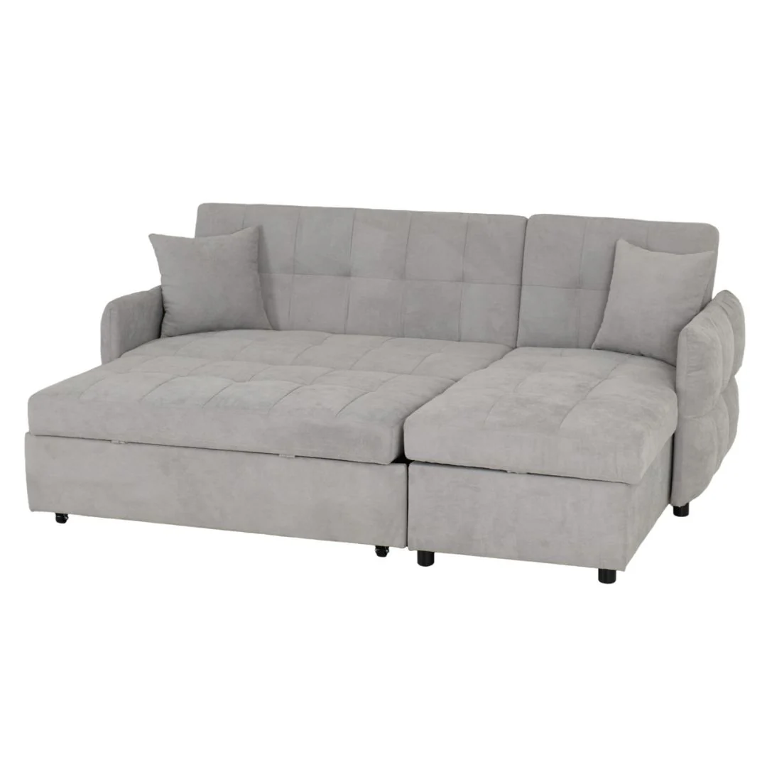 Chelsea Grey Corner Sofabed by Wholesale - Image 4