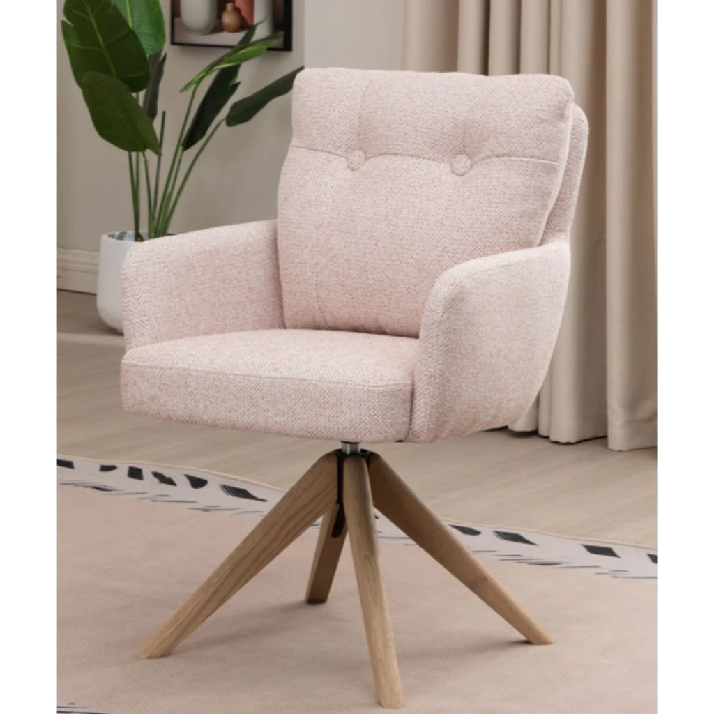 Cotswold Blush Pink Dining Chair by Annaghmore