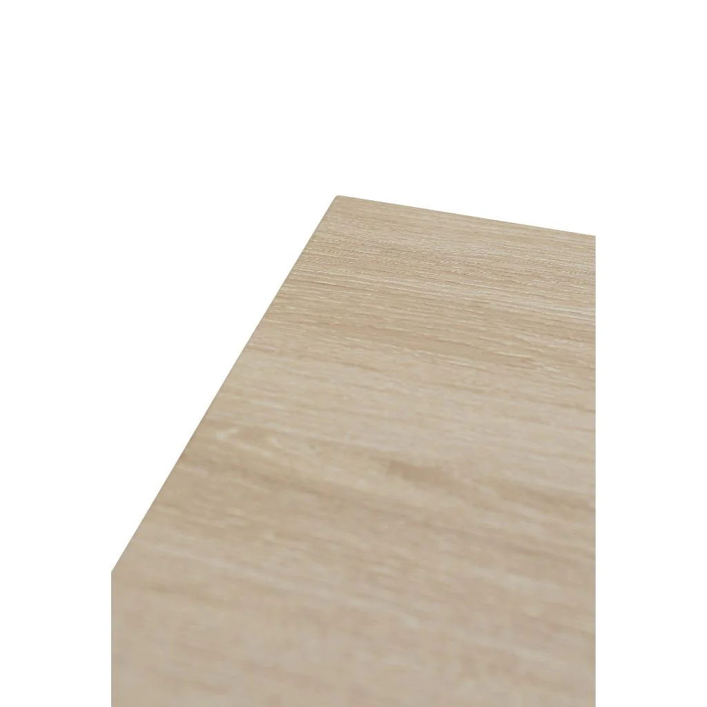 Delta 1.2m Extending Oak Dining Table + 4 Fontini Chairs - Image 4