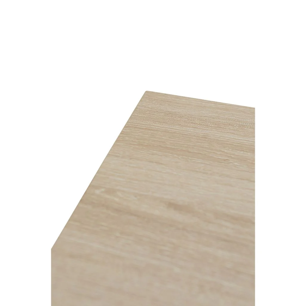 Delta 1.6m Extending Oak Dining Table + 6 Riace Chairs - Image 3