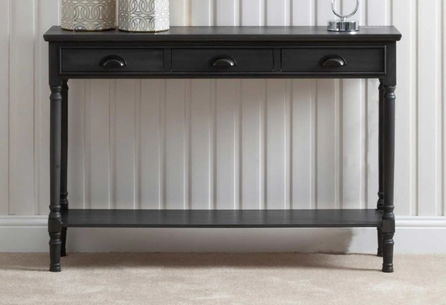 Delta Large Grey Console Table by Lina Home - Image 5