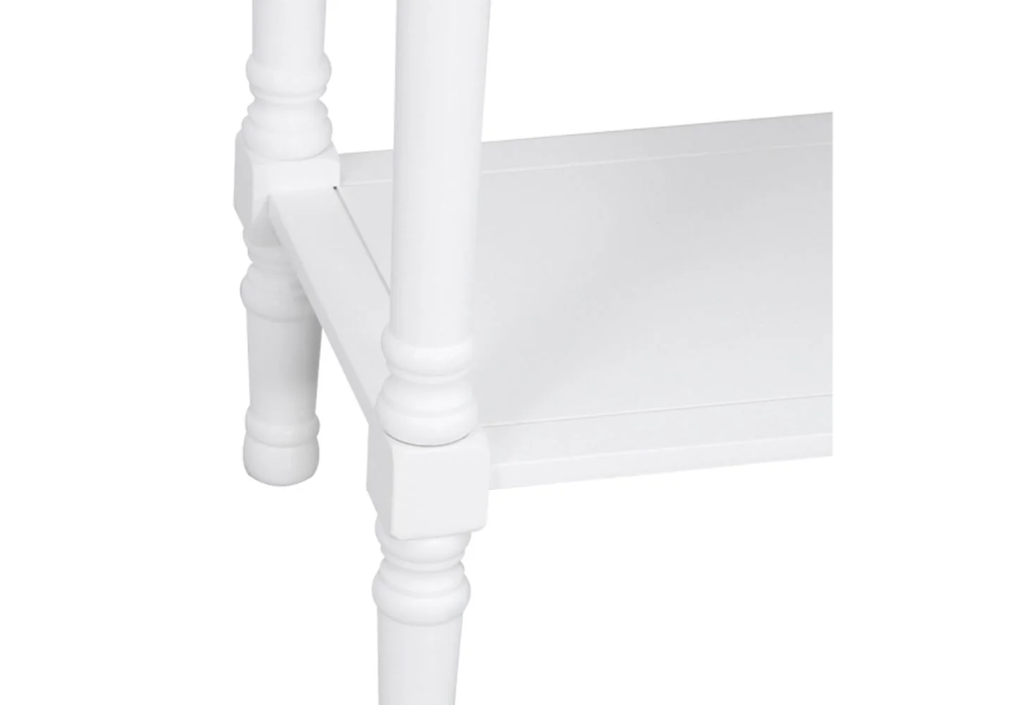 Delta Large White Console Table by Lina Home - Image 4