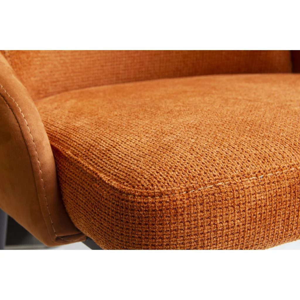 Diego Pumpkin Dining Chair by Sofahouse - Image 3