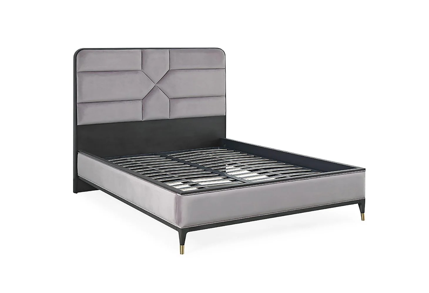 Diletta Bedframe Range in Ebony by Vida Living - Image 2
