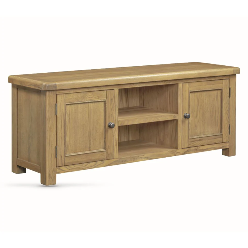 Dorchester Oak Large TV Unit by Annaghmore