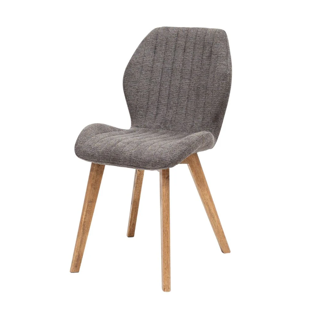 Dossena Grey Fabric Dining Chair