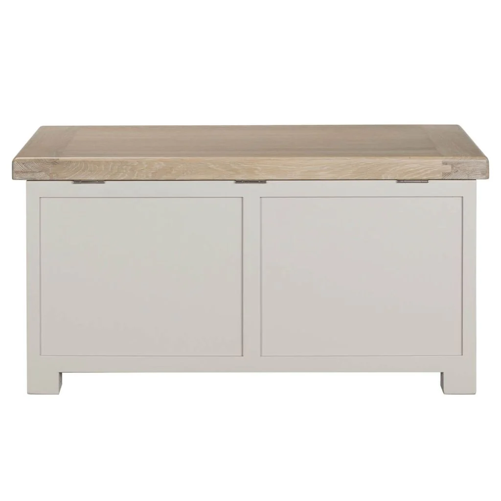 Doune Taupe Blanket Box by Vida Living - Image 3