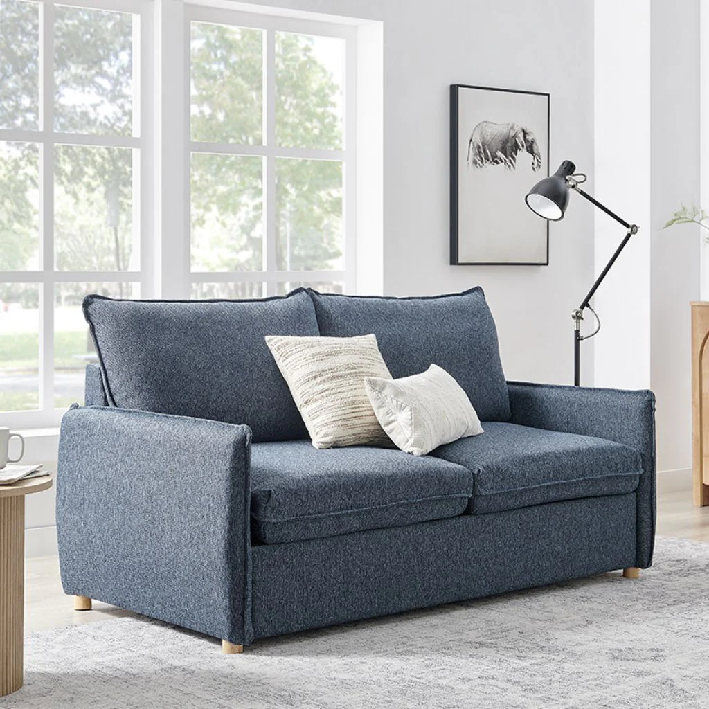 Eccles Denim Blue Sofa Bed by Derrys