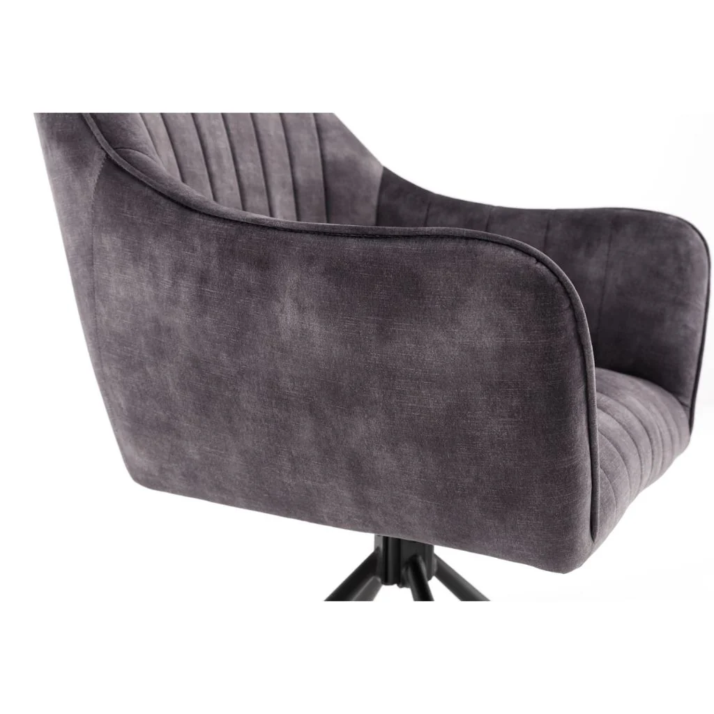 Pair of Elmer Anthracite Dining Chairs by Balmoral - Image 6