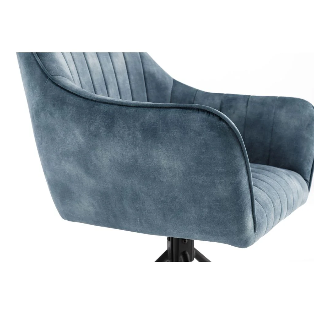 Pair of Elmer Blue Dining Chairs by Balmoral - Image 5