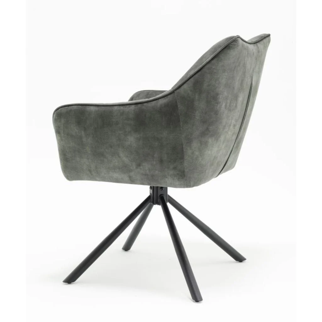 Pair of Elmer Green Dining Chairs by Balmoral - Image 4