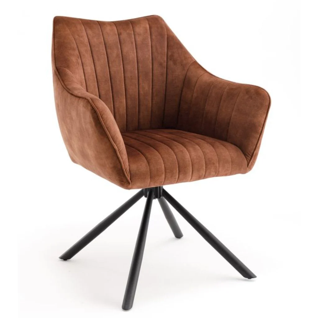 Pair of Elmer Rust Dining Chairs by Balmoral - Image 2
