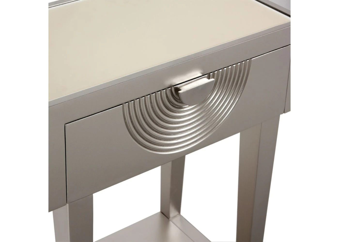 Elon Gold 1-Drawer Telephone Table by Lina Home - Image 3