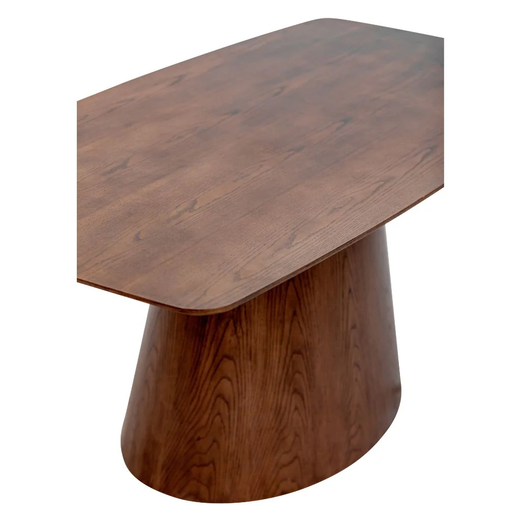 Empoli 1.8m Chestnut Oak Veneer Dining Table - Image 3