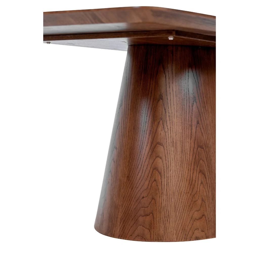Empoli 1.8m Chestnut Oak Veneer Dining Table - Image 4