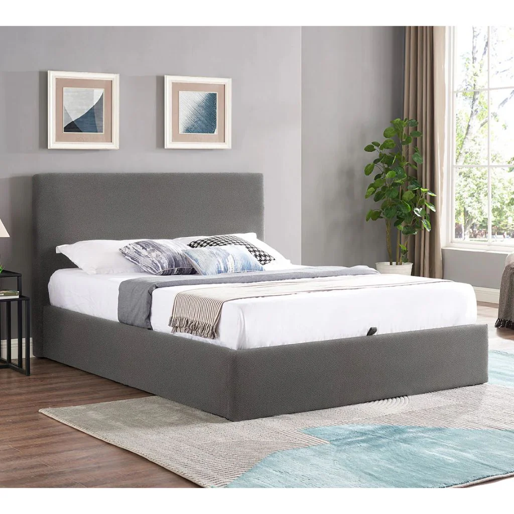 Ezra Grey Ottoman Bedframe Range by Balmoral