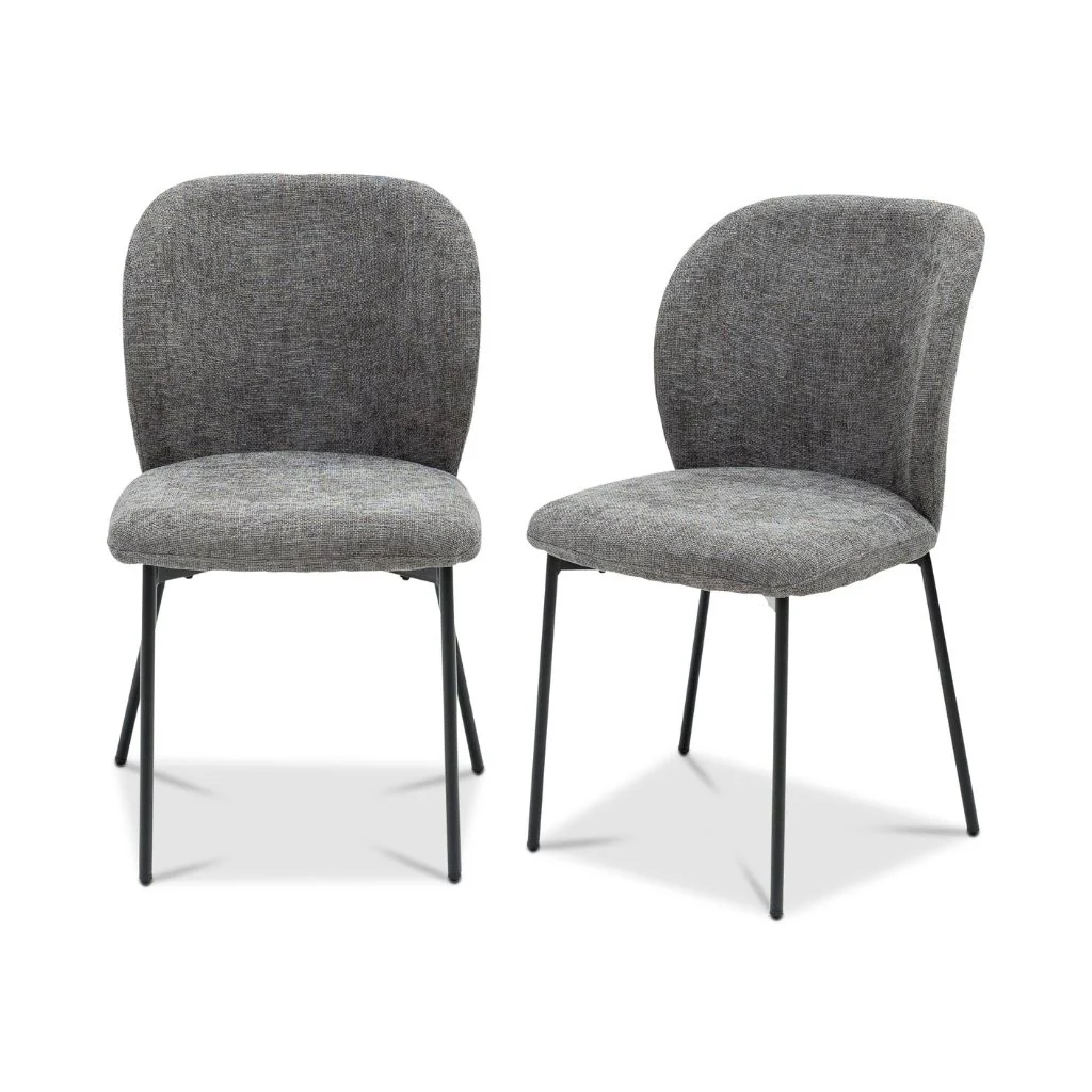 Fano Grey Fabric Dining Chair - Image 3