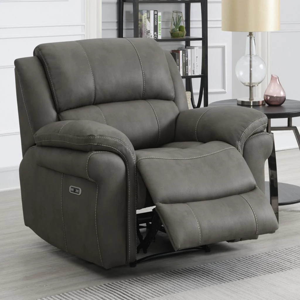 Farnham Ultra Grey Electric Reclining Sofa Range by Annaghmore - Image 2
