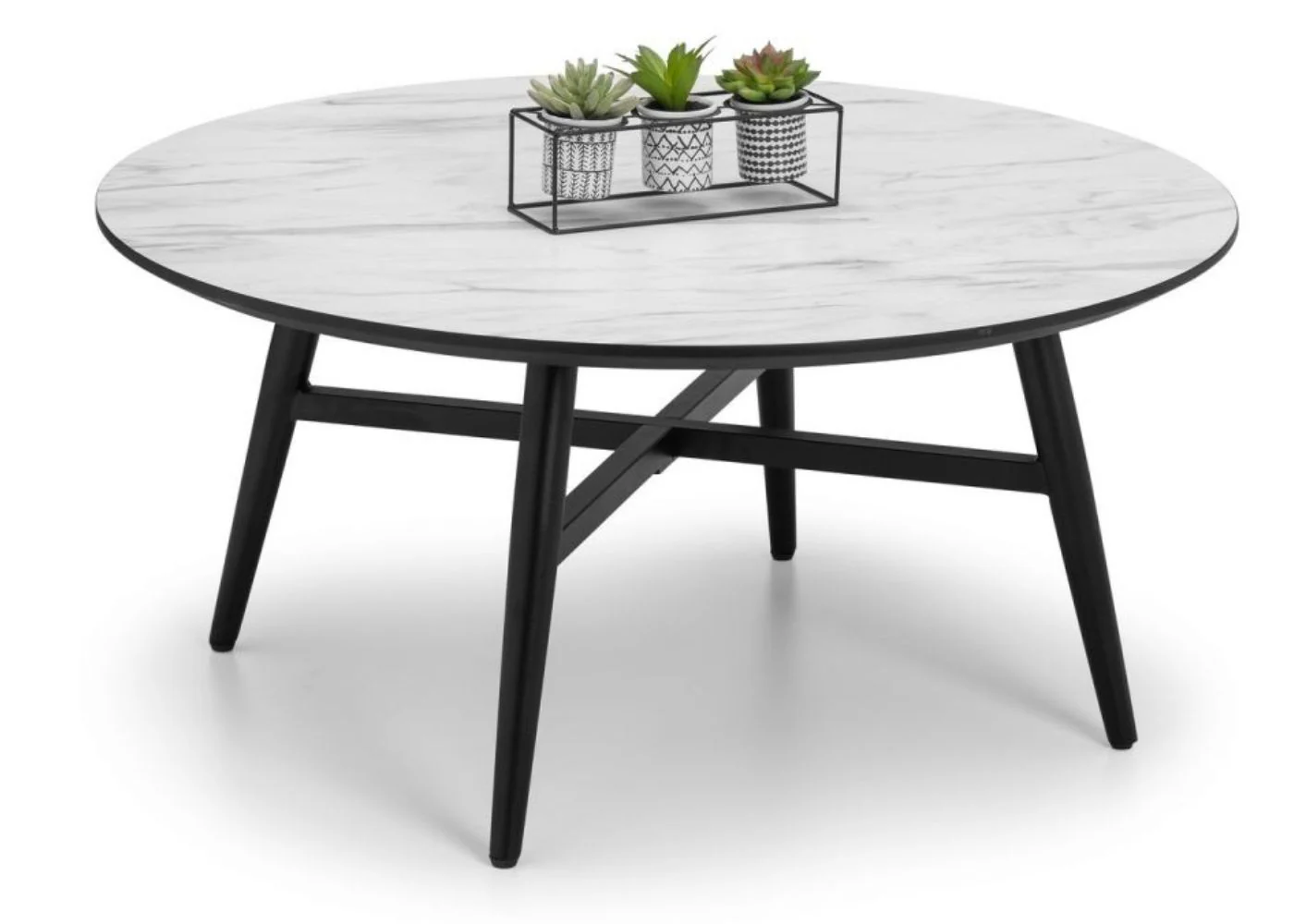 Firenze Marble Effect Coffee Table by Julian Bowen - Image 2