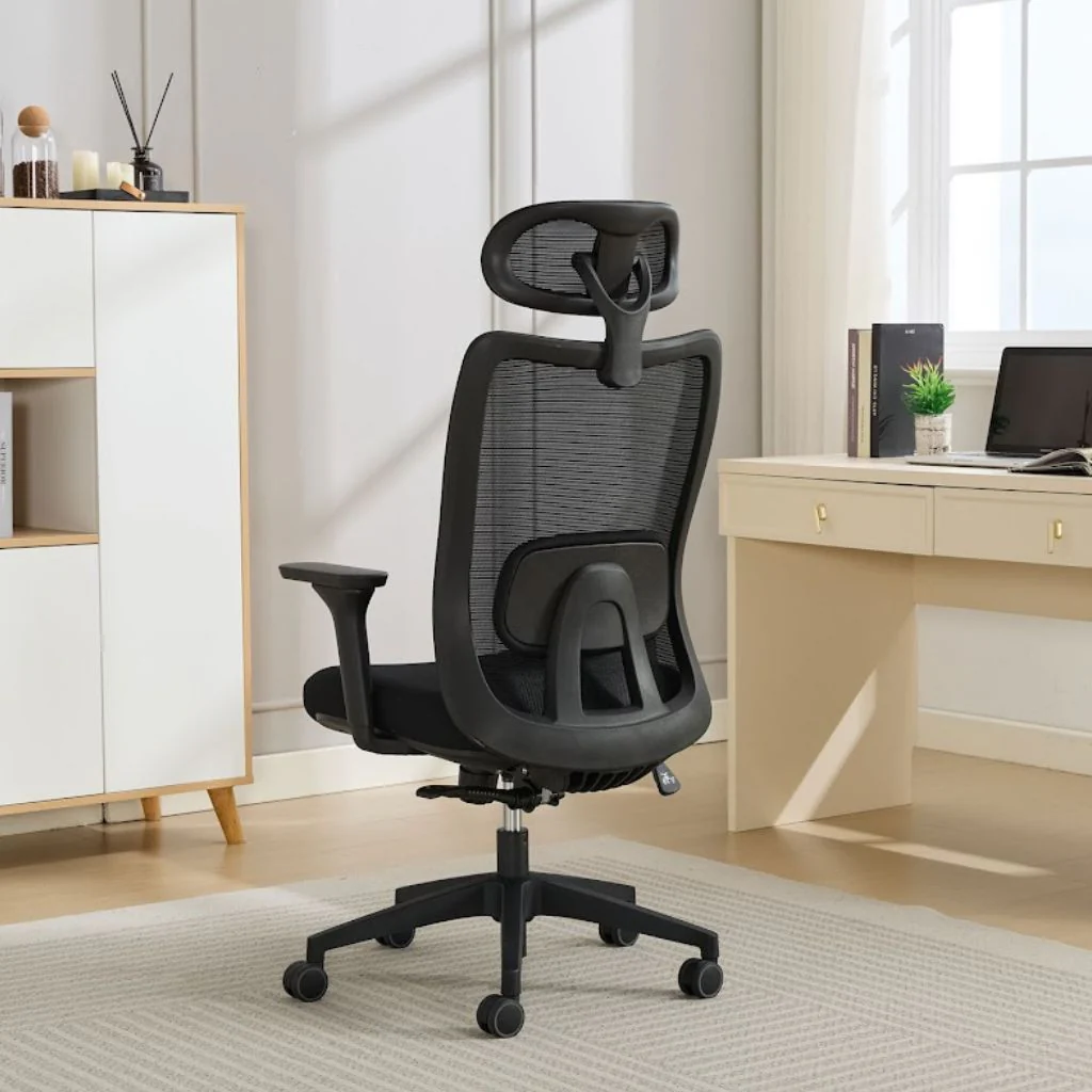 Fulton Black Office Chair by Image - Image 3
