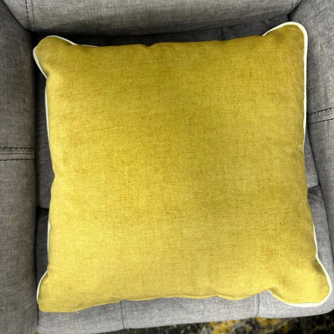 Green Floral Cushion - Image 3