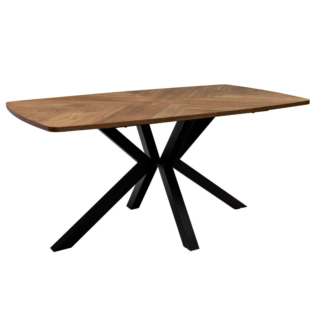 Haenna 1.6m Oak Dining Table - Image 2