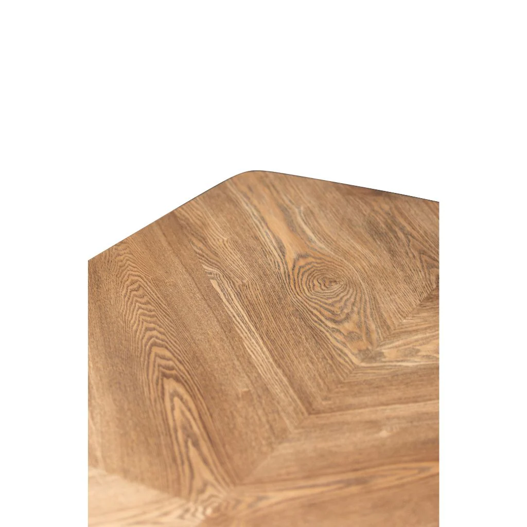 Haenna 1.6m Oak Dining Table - Image 3
