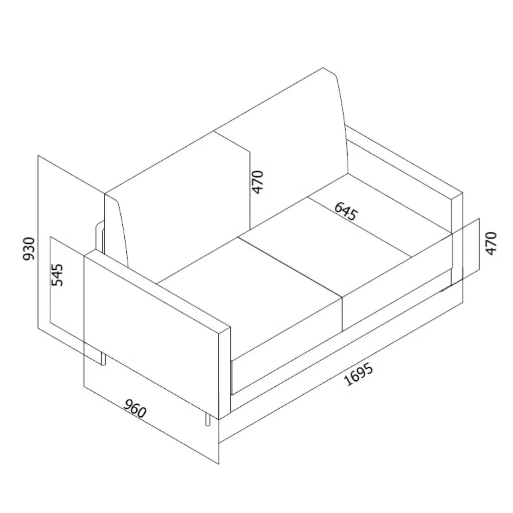 Hampton Grey Sofa Bed by Honey B - Image 4