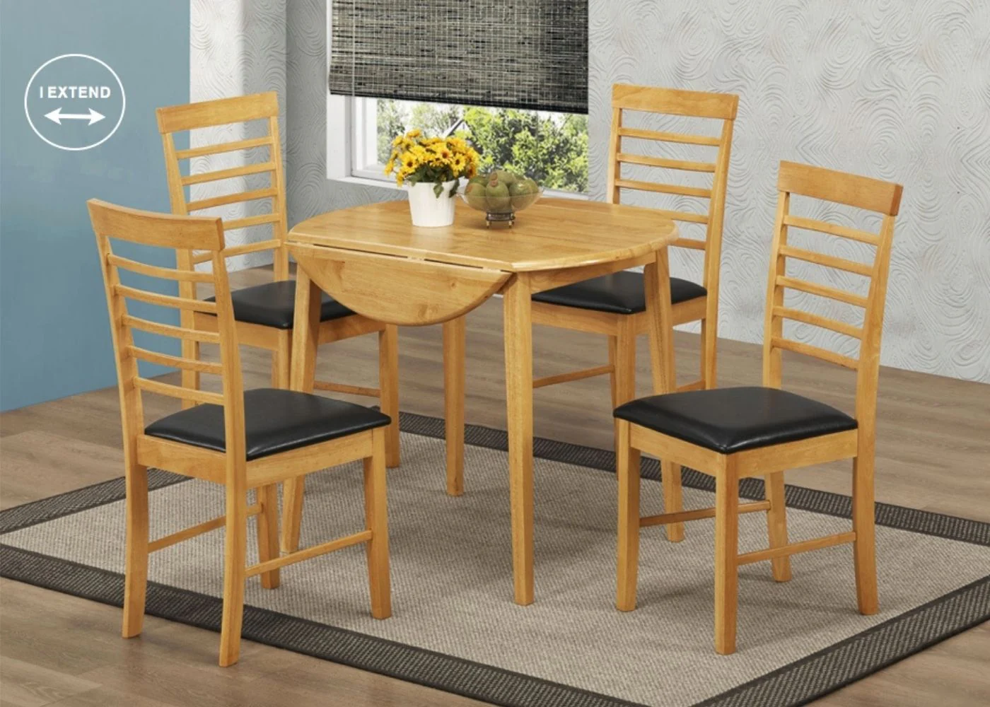 Hanover Round Drop-Leaf Dining Range by Annaghmore - Image 16