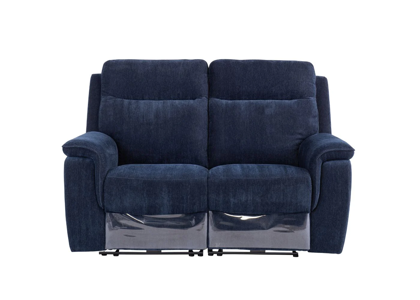 Havarti Fabric Electric Reclining Sofa Range in Blue - Image 13