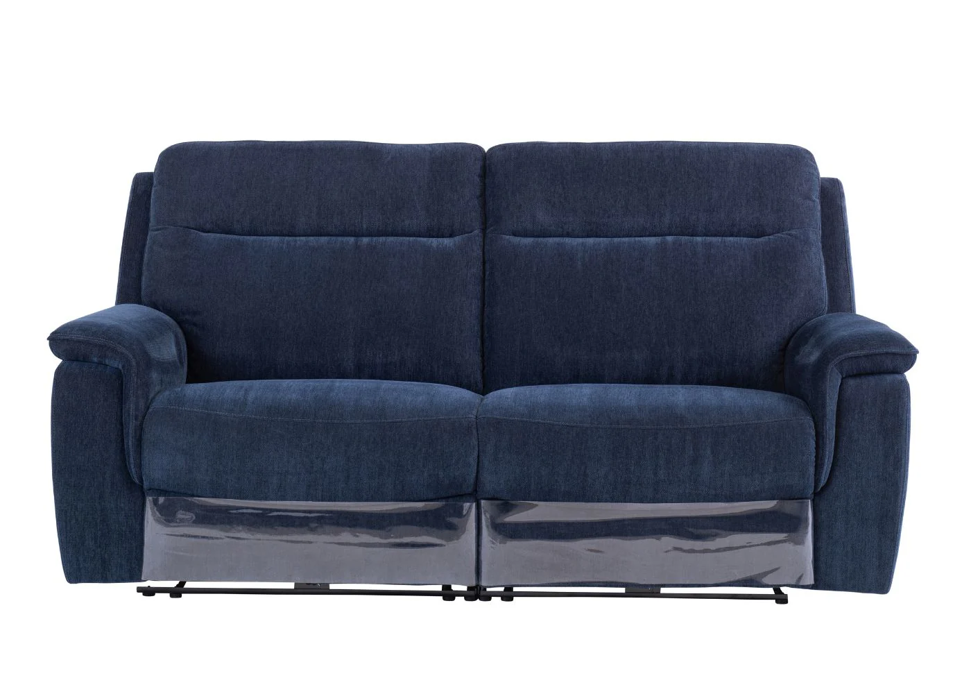 Havarti Fabric Electric Reclining Sofa Range in Blue - Image 14
