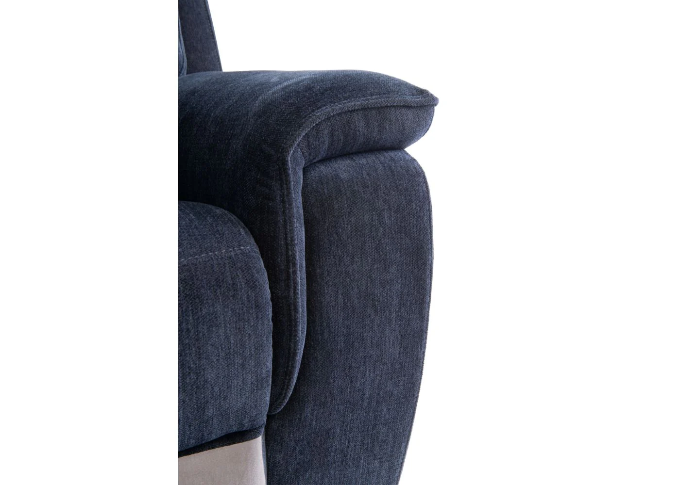 Havarti Fabric Electric Reclining Sofa Range in Blue - Image 5