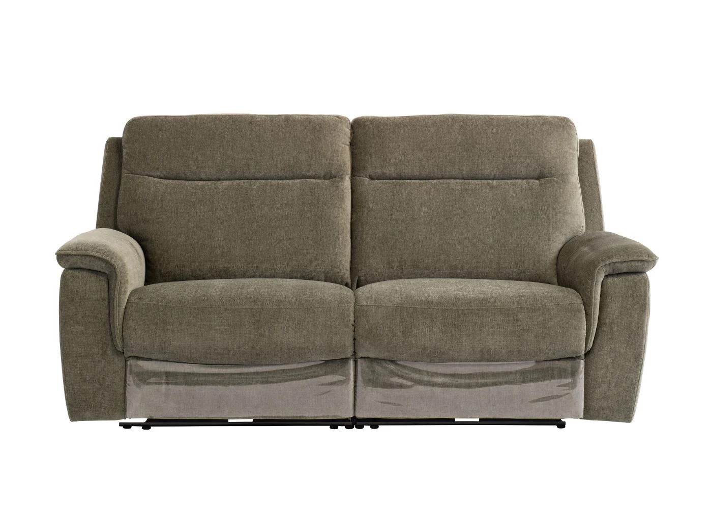 Havarti Fabric Electric Reclining Sofa Range in Green - Image 14