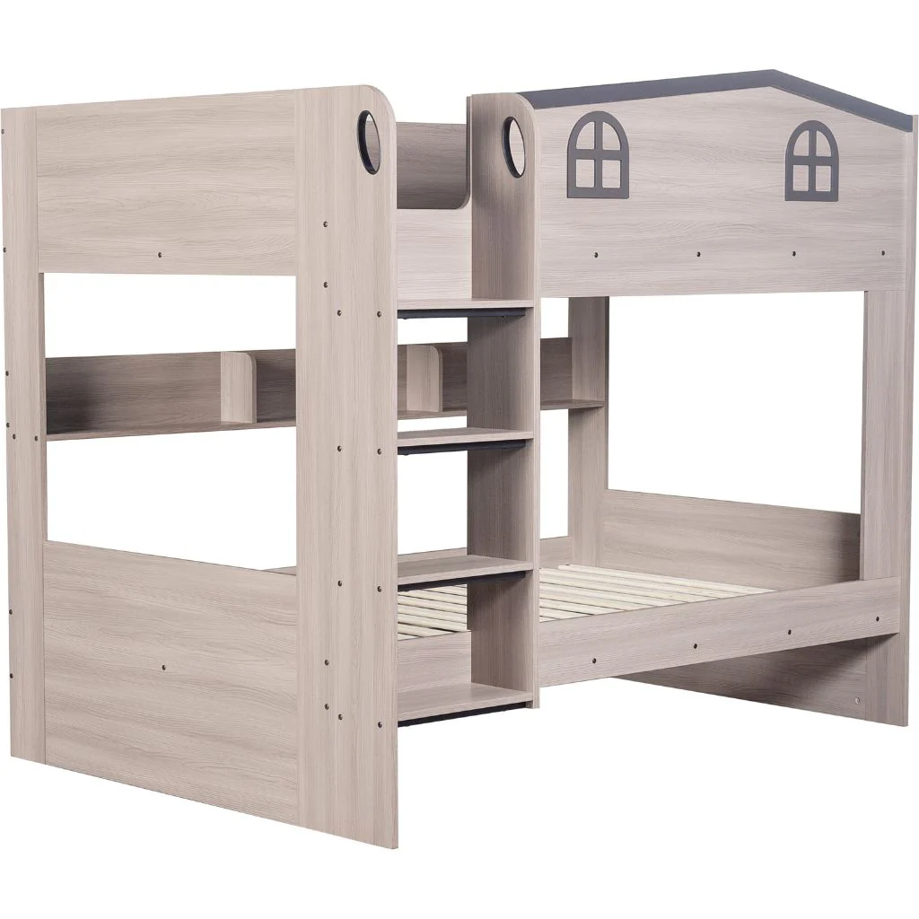 Hector Ash Grey 4ft (Small Double) Bunk Bed by Wholesale - Image 2