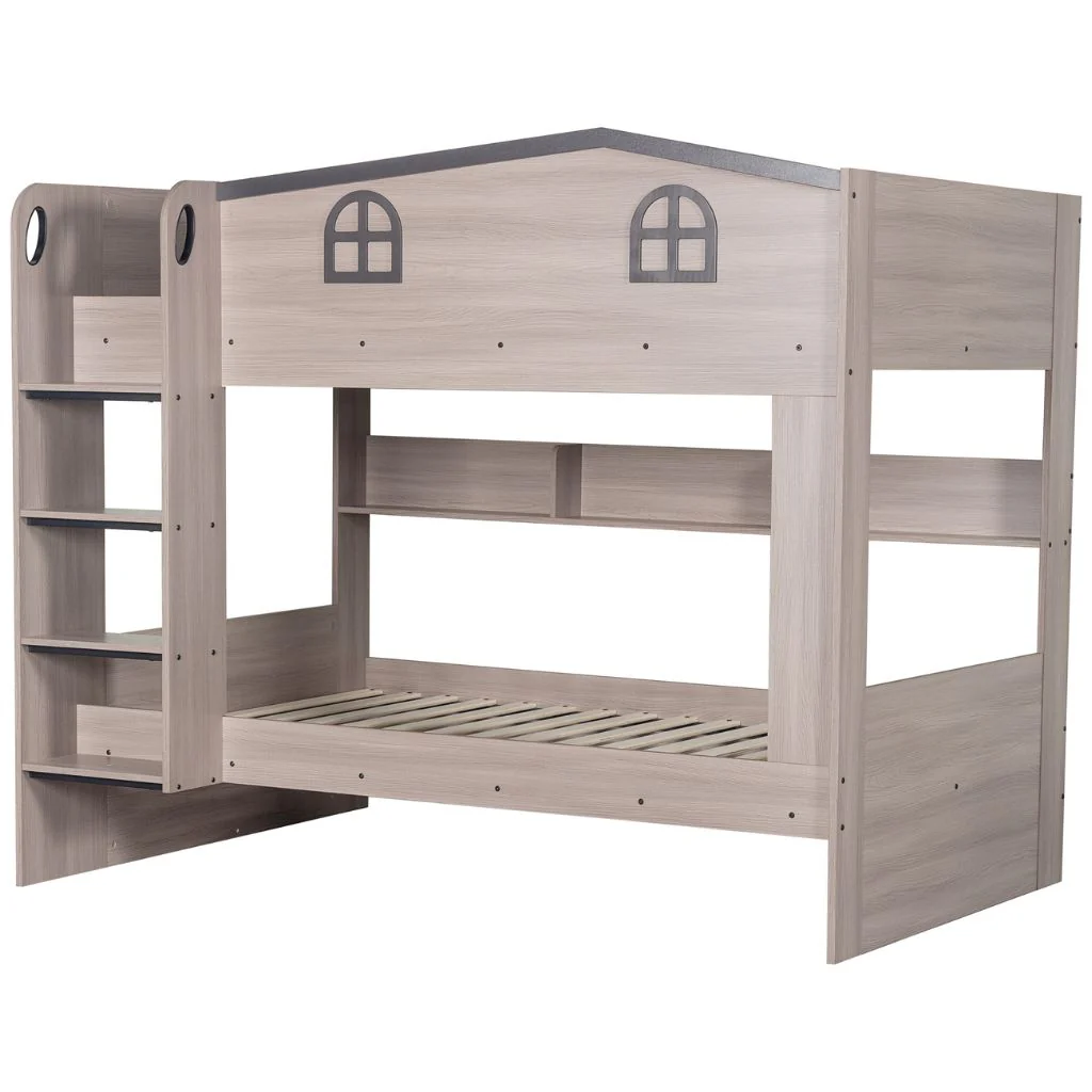 Hector Ash Grey 4ft (Small Double) Bunk Bed by Wholesale - Image 8