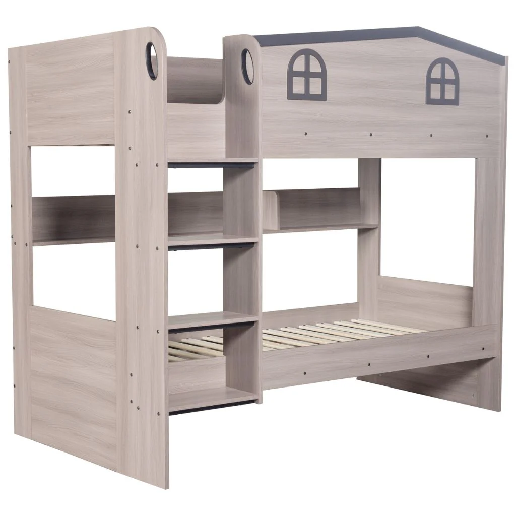 Hector Ash Grey Bunk Bed by Wholesale - Image 2