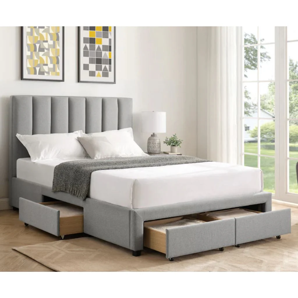 Hove Grey Storage Bedframe Range by Balmoral - Image 2