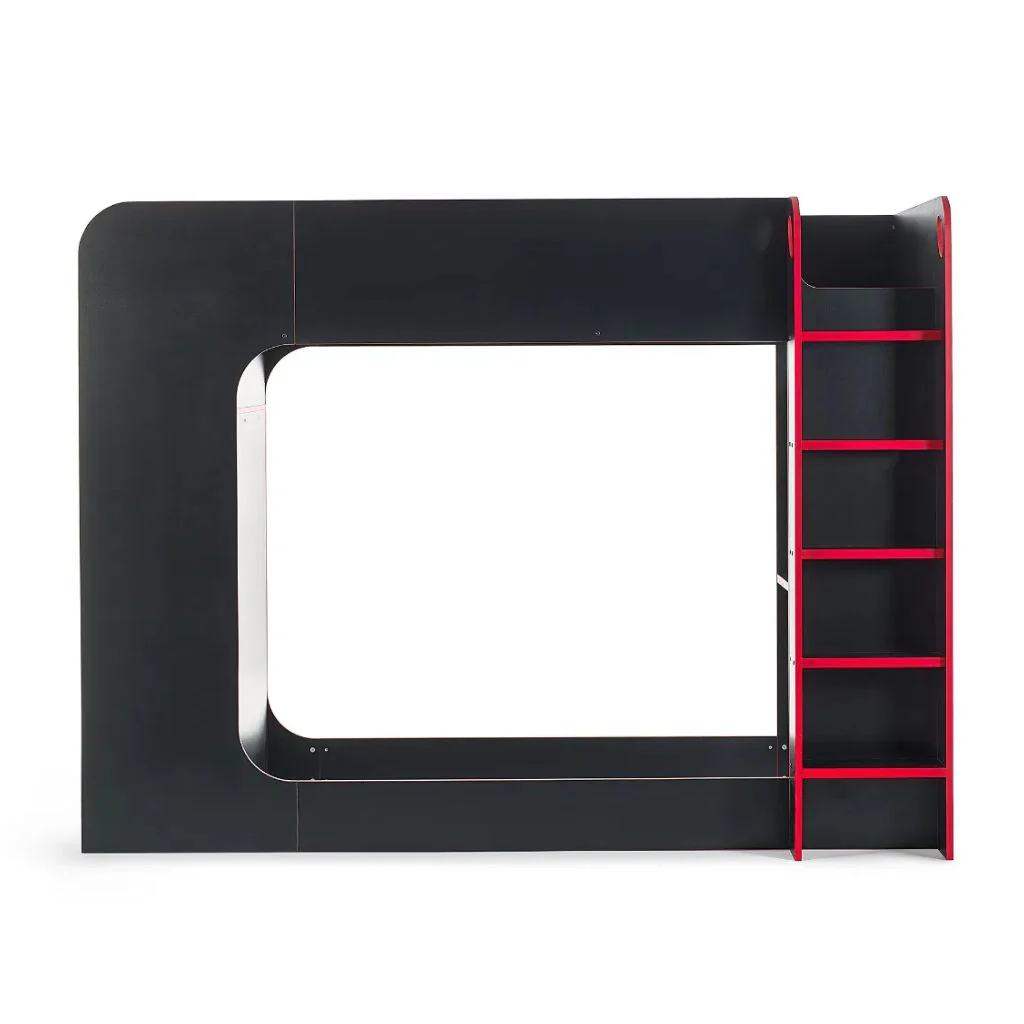 Impact Black/Red Gaming Bunk by Julian Bowen - Image 3