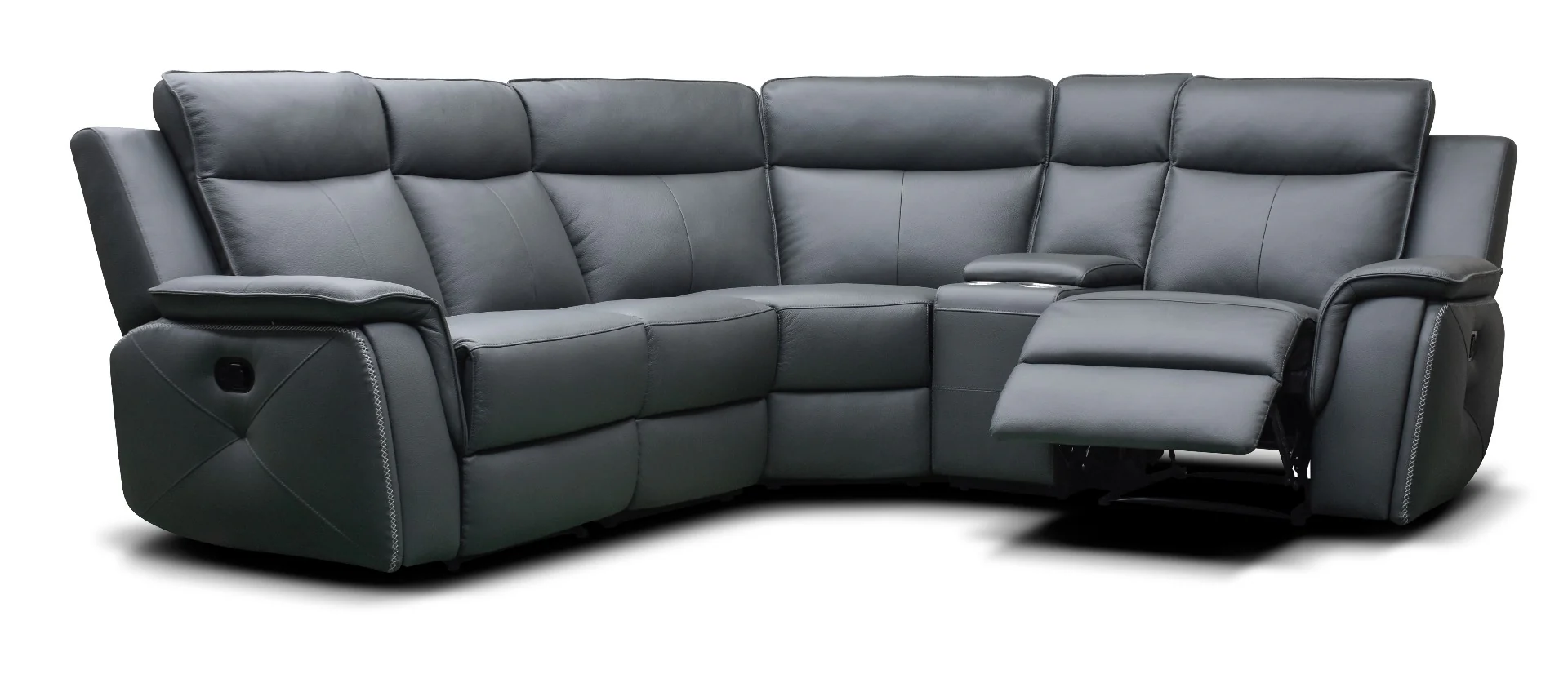 Infiniti Leather Fully Reclining Corner Sofa Range by Sofahouse - Image 3