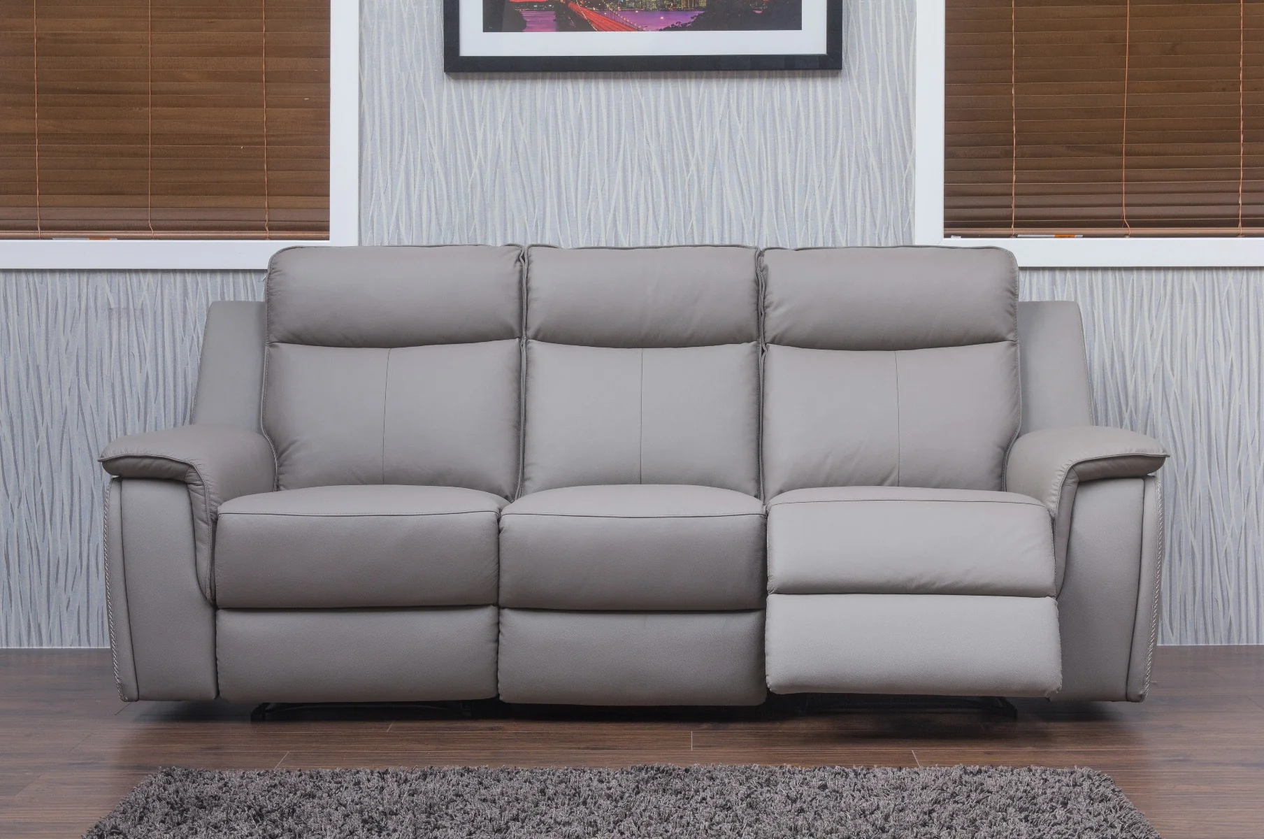 Infiniti Leather Fully Reclining Sofa Range by Sofahouse - Image 10