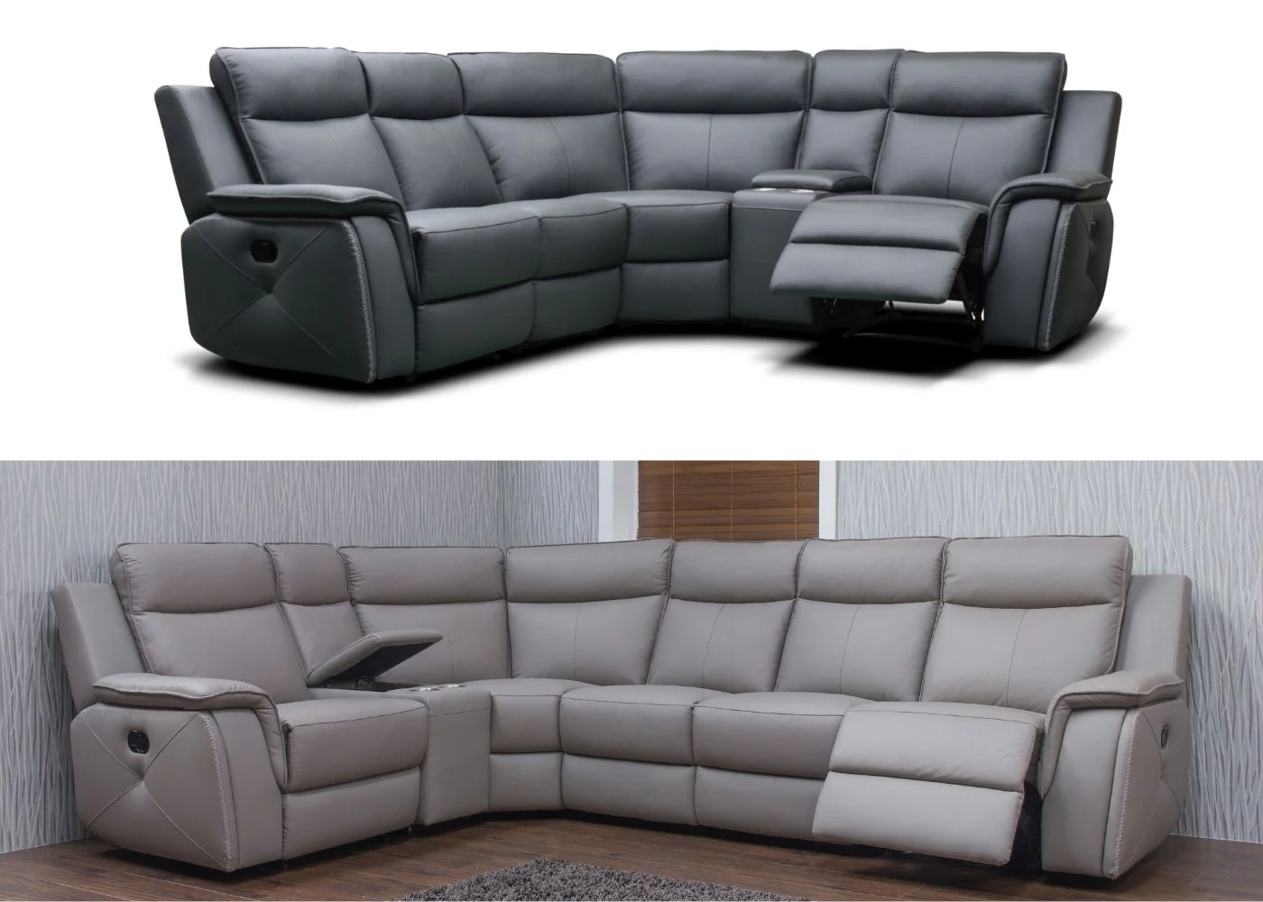 Infiniti Leather Modular Pieces by Sofahouse - Image 3