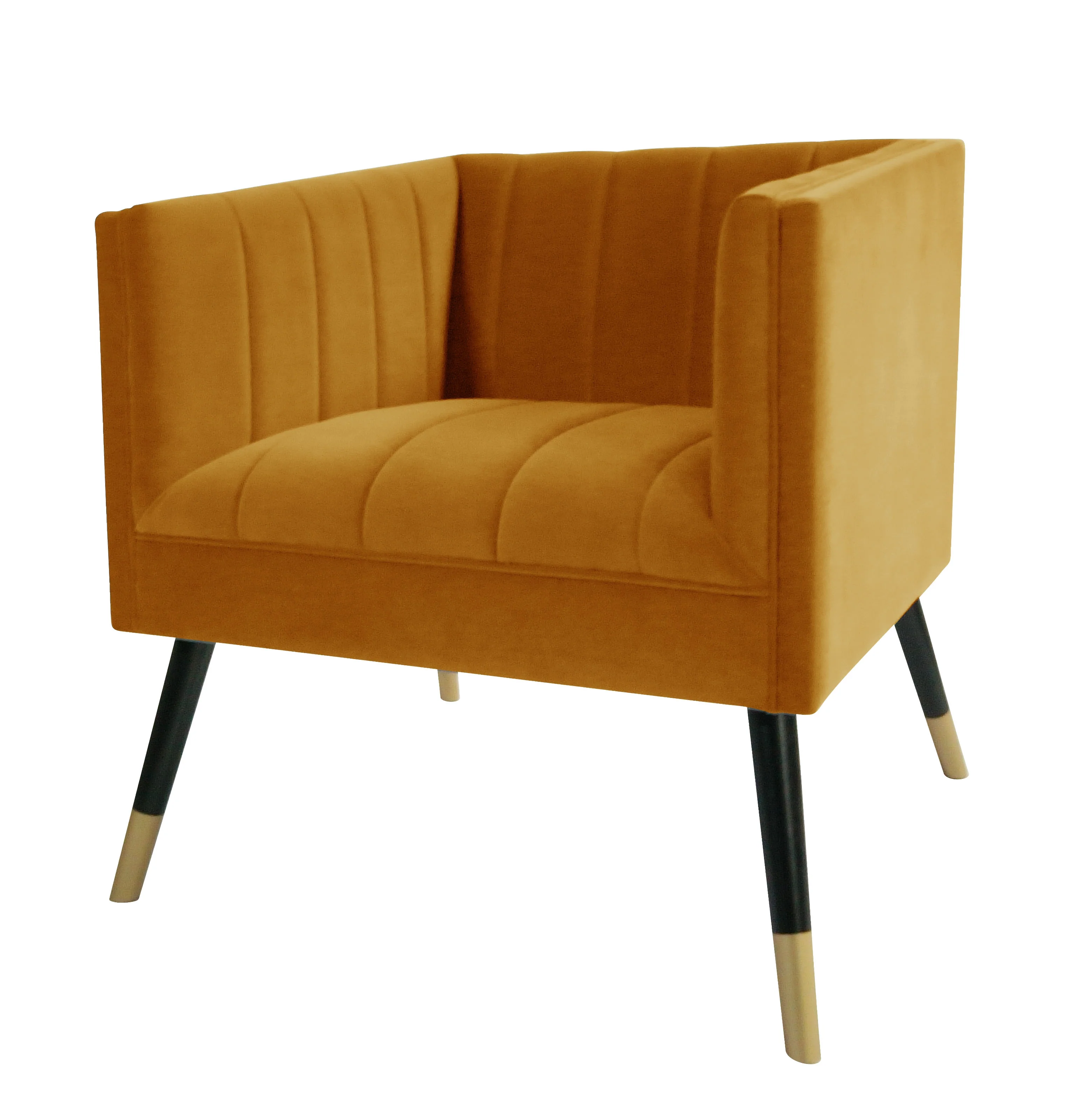 Jackson Mustard Tub Chair by Derrys
