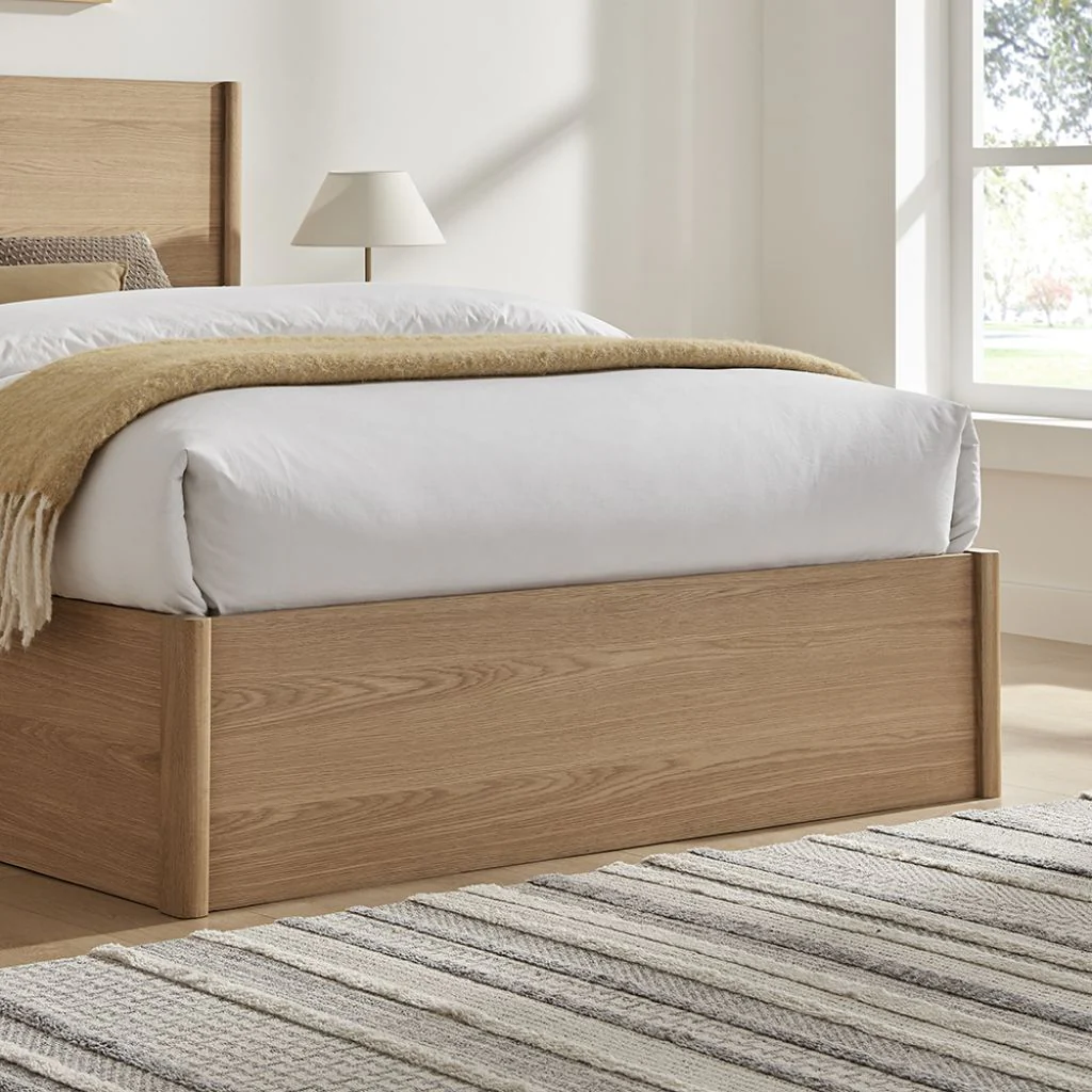 Jasmine Oak Storage Bedframe by Limelight - Image 4