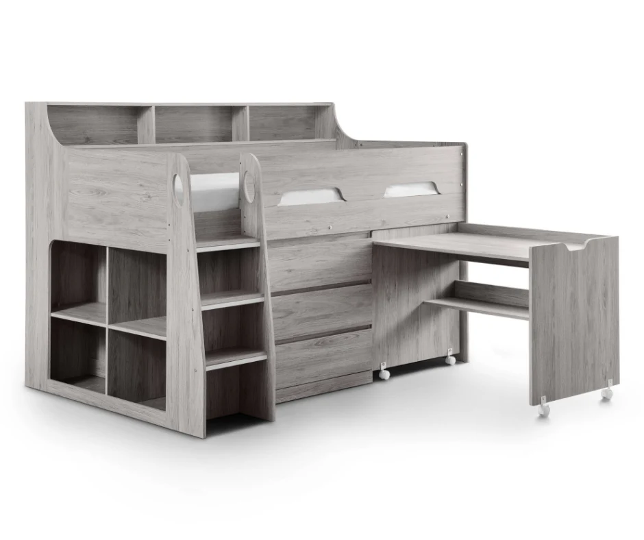 Jupiter Grey Oak Mid-Sleeper by Julian Bowen - Image 2