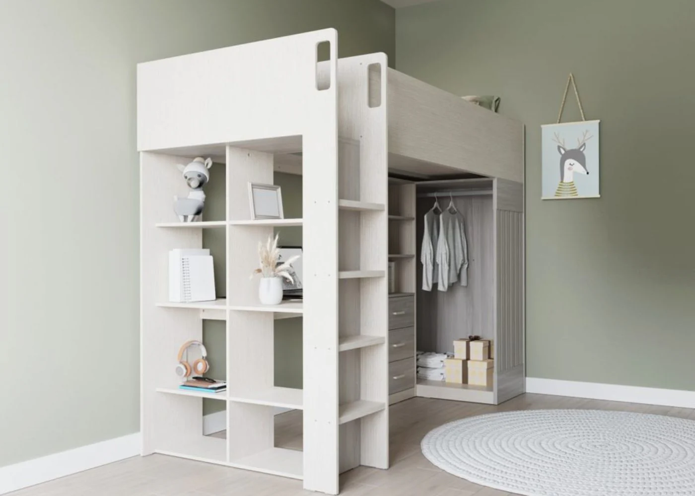 Jupiter High Sleeper Bed by Wholesale Beds - Image 2