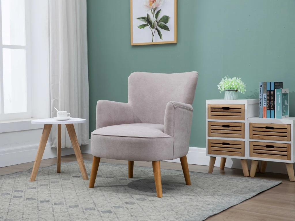 Keira Pearl Grey Armchair by Annaghmore