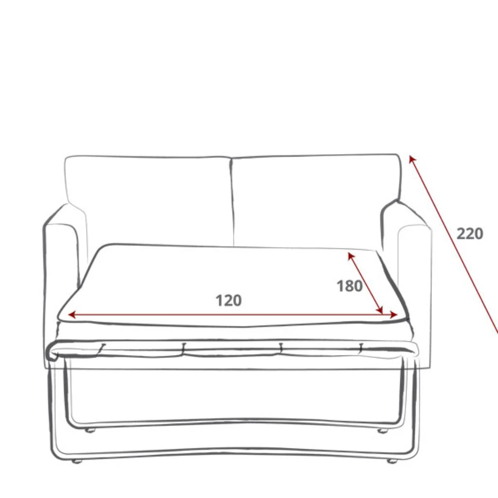 Kendal Chrono Charcoal 2-Seater Sofabed by Sweetdreams - Image 5